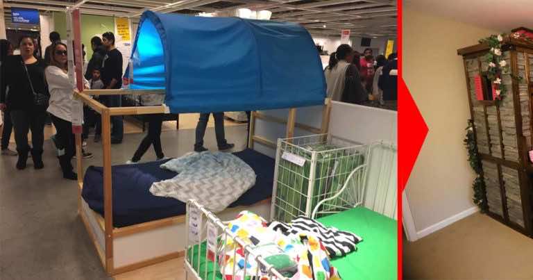 Kupił łóżko dziecięce w IKEA i zrobił z niego zamek dla małej księżniczki!