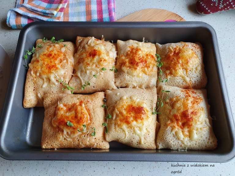 Naleśniki gyros zapiekane z serem