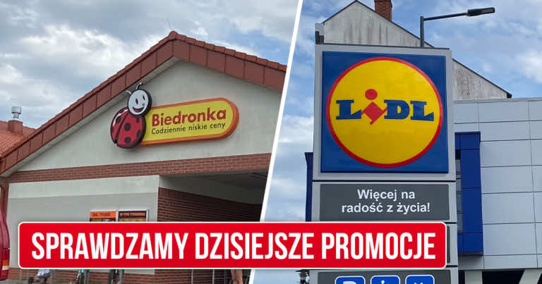 Lidl i Biedronka przygotowały na dzisiaj dobre promocje. Zobaczcie co warto kupić!
