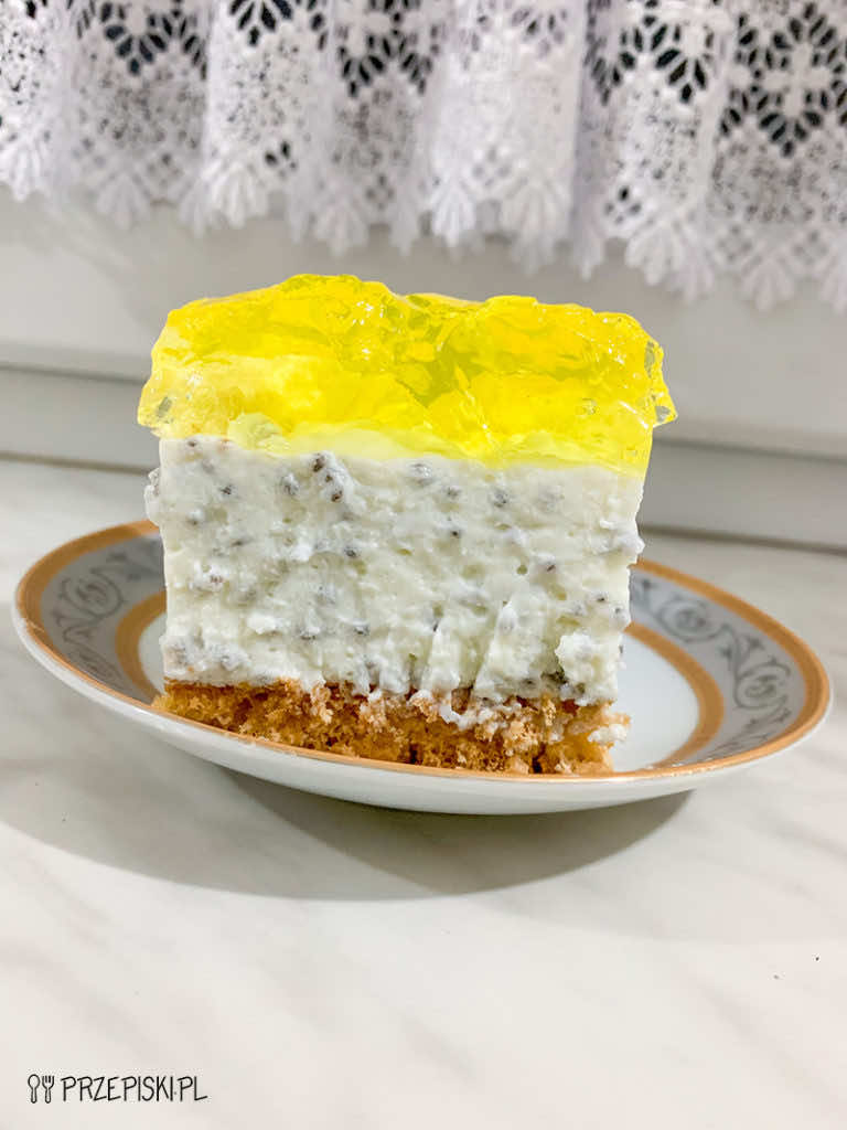 Sernik na Zimno z Galaretką