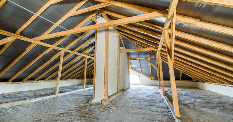 Czy w parterówce potrzebny jest strop?