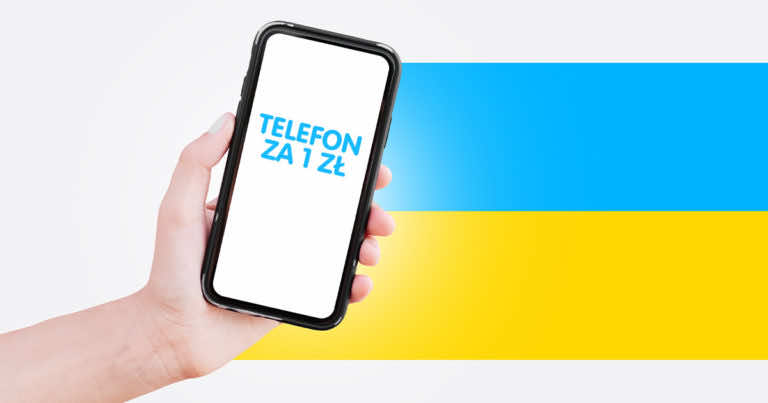 Obywatele Ukrainy w Plusie mogą kupić telefon za symboliczną złotówkę
