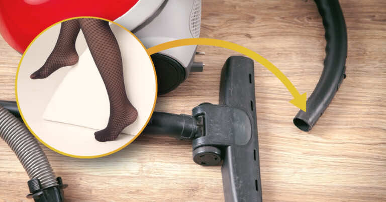 Dlaczego ludzie zakładają rajstopy na rurę odkurzacza? Wyjaśniamy trik