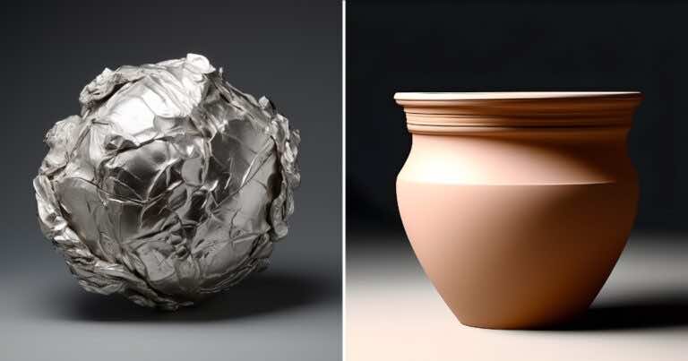 Dlaczego na dnie doniczki warto umieścić kulki z folii aluminiowej