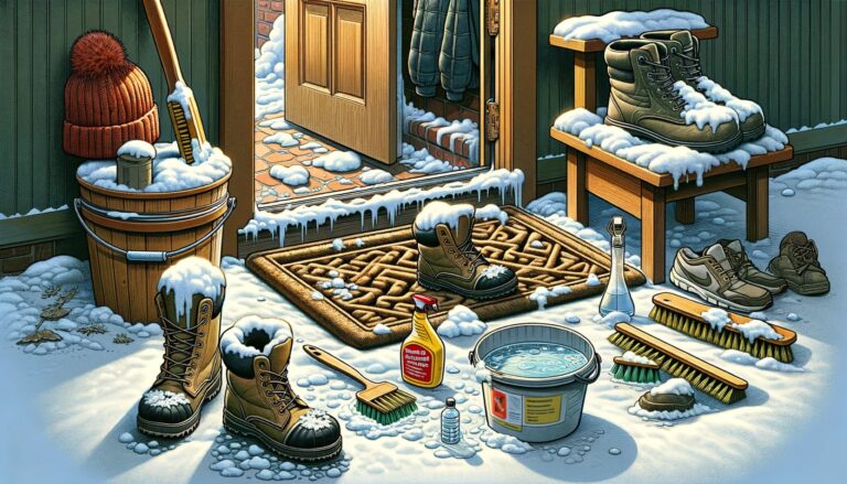 Plamy ze śniegu i soli na podłodze — jak je usunąć?