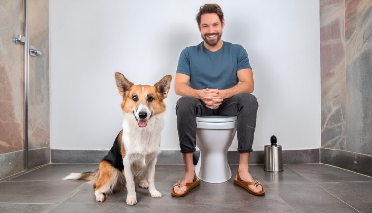 Czy wiesz, dlaczego pies chodzi za Tobą do toalety? Odpowiedź jest ciekawa!