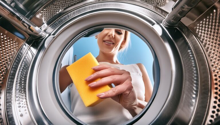 Włóż gąbkę do pralki i zobacz, co się stanie